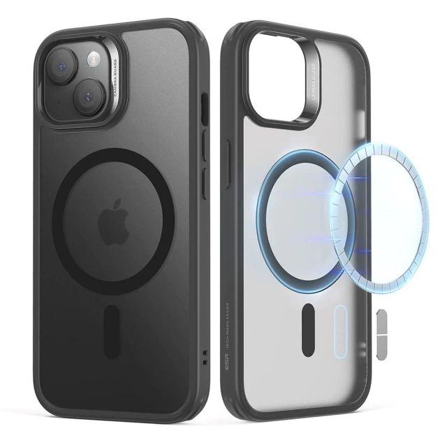 Etui ESR CH Halolock Magsafe für Apple iPhone 15 Frosted Black