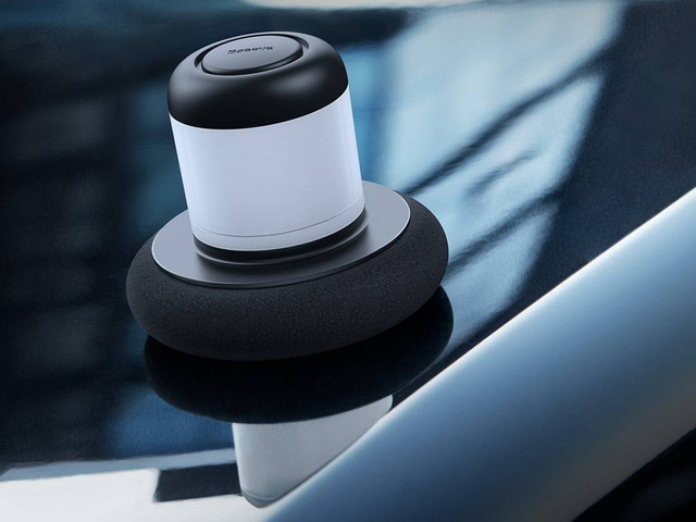 Polerka samochodowa Baseus Lazy Waxing aplikator + wosk czarna