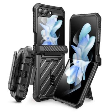 Etui Supcase Unicorn Beetle Pro für Samsung Galaxy Z Flip 5 schwarz