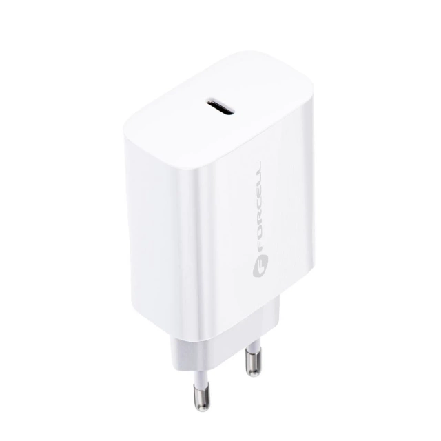 Ładowarka sieciowa USB-C 25W PD QC 4.0 Szybka Forcell do Samsung iPhone