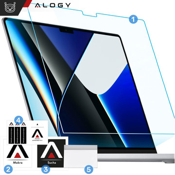 Folia ochronna Matowa na ekran do MacBook Pro 16 2023 2021 Alogy Screen Protect Film z filtrem Anti Blue