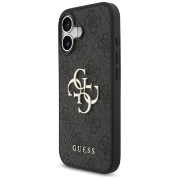 Etui Guess Hardcase 4G Big Metal Logo do iPhone 17, czarne