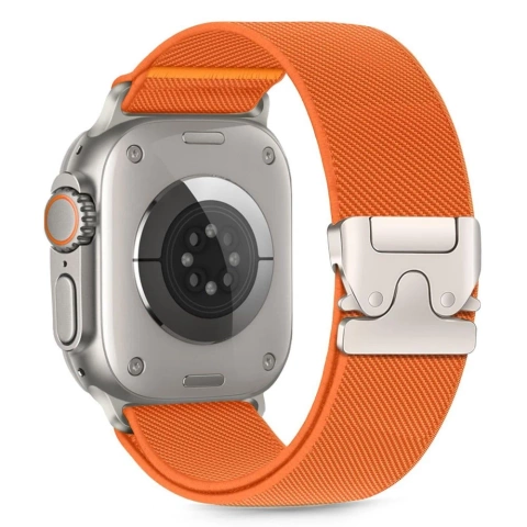 Pasek Tech-Protect Nylon Clasp Apple Watch 44–49 mm Pomarańczowy