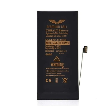 Bateria Premium Cell Cobalt iPhone 13 Mini 2850mAh 600+ Cycles
