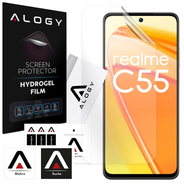 Hydrogelfolie für Realme C55 Handy-Displayschutz Alogy Hydrogelfolie