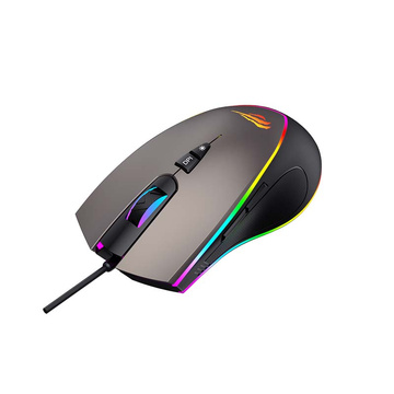 Havit MS1017 RGB Gaming-Maus 800-6400 DPI (Ocker)