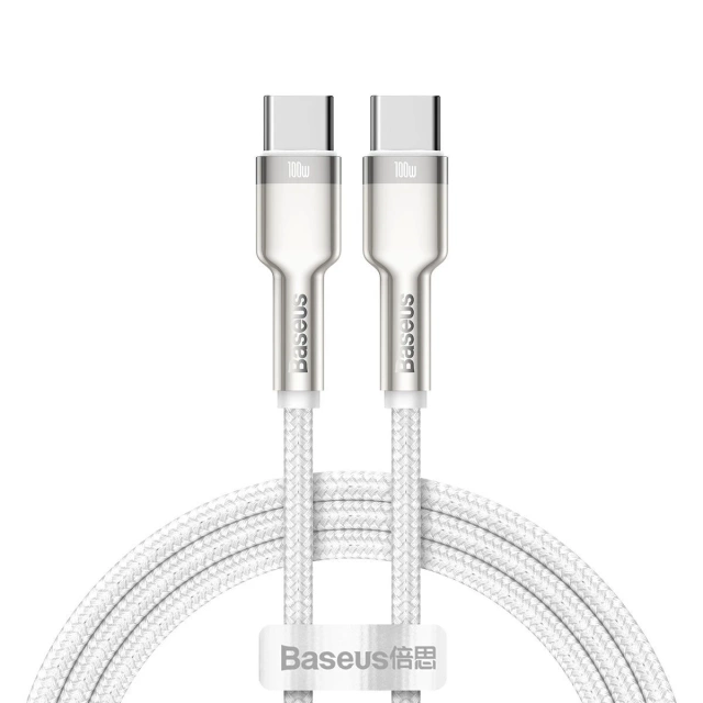 Baseus Cafule USB-C auf USB-C Kabel, 100W, 1m (weiß)
