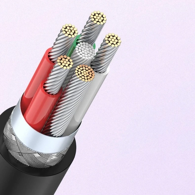 Kątowy kabel UGREEN przewód z bocznym wtykiem USB - USB Typ C 5 A Quick Charge 3.0 SCP FCP 2 m czarny (20104 US307)