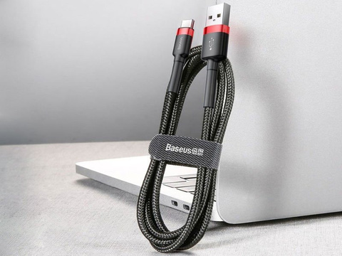 Baseus Kabel USB-C 2A 2M rot schwarz