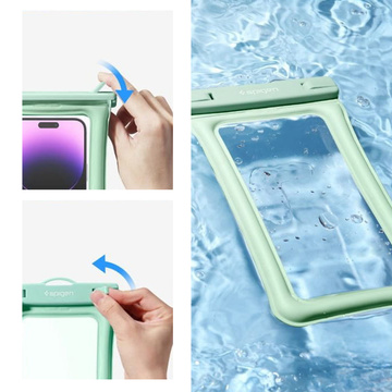 Spigen A610 Universelles wasserdichtes Schwimmgehäuse Mint