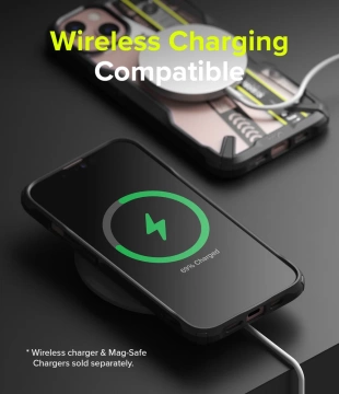 Ringke Fusion X Design Hülle gepanzerte Hülle mit Rahmen für iPhone 13 mini schwarz (Ticketband) (FXD540E43)