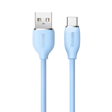 Baseus Kabel, USB Kabel - USB Typ C 100W Länge 2m Jelly Liquid Silica Gel - blau