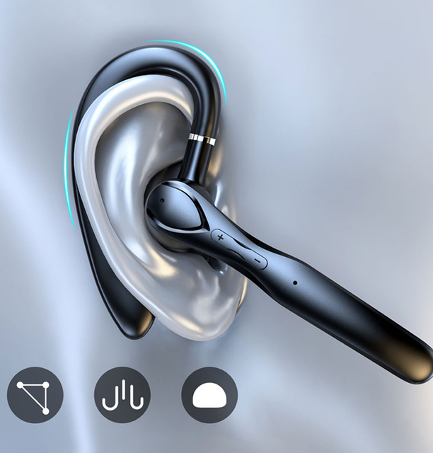 Słuchawka Bluetooth 5.3 bezprzewodowa Alogy ENC BT TWS Zestaw słuchawkowy z etui ładującym Czarna