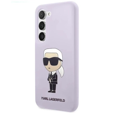 Etui Karl Lagerfeld KLHCS23MSNIKBCU für Samsung Galaxy S23 Plus S916 Hardcase Silikon Ikonik