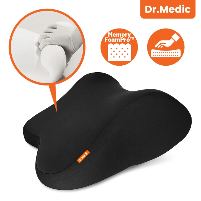 Poduszka do Samochodu pod Głowę Kark Szyję DR.MEDIC NeckRest™ Ergonomiczna poduszka na fotel zagłówek krzesło do biura auta dla kierowcy pasażera