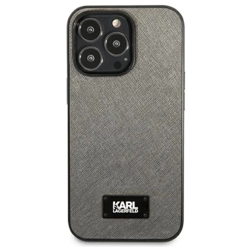 Etui Karl Lagerfeld KLHCP13LSFMP2DG für iPhone 13 Pro / 13 6,1" Hardcase Saffiano Plaque