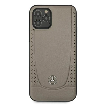 Etui ochronne Mercedes MEHCP12MARMBR do Apple iPhone 12 / 12 Pro 6,1" brązowy/brown hardcase Urban Line
