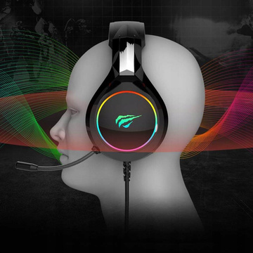 Słuchawki gamingowe Havit GAMENOTE H2232D RGB USB+3.5mm
