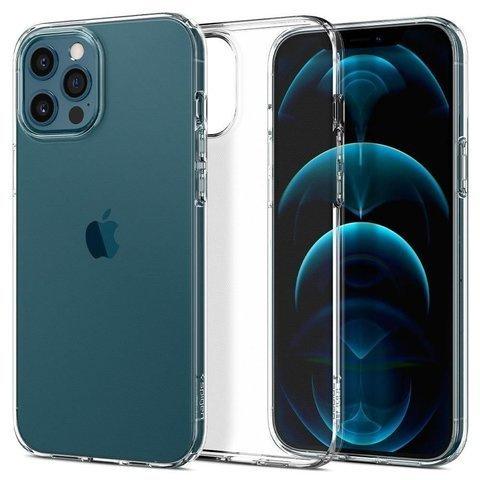 Etui Spigen Liquid Crystal do Apple iPhone 12/ 12 Pro 6.1 Crystal Clear