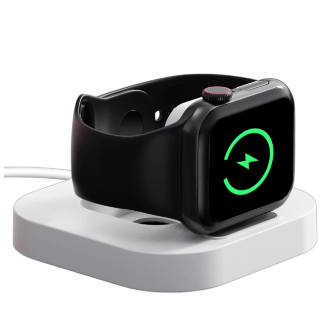 Mini ładowarka indukcyjna do ładowania Apple Watch USB Alogy Mini Stand Charger Biała
