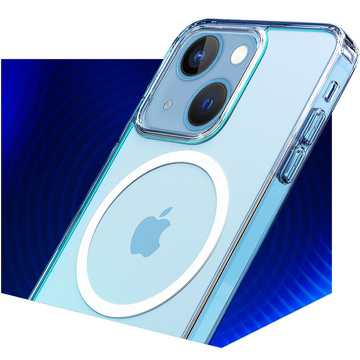 Verstärkte 3mk MagCase Klarsichthülle für MagSafe für Apple iPhone 14