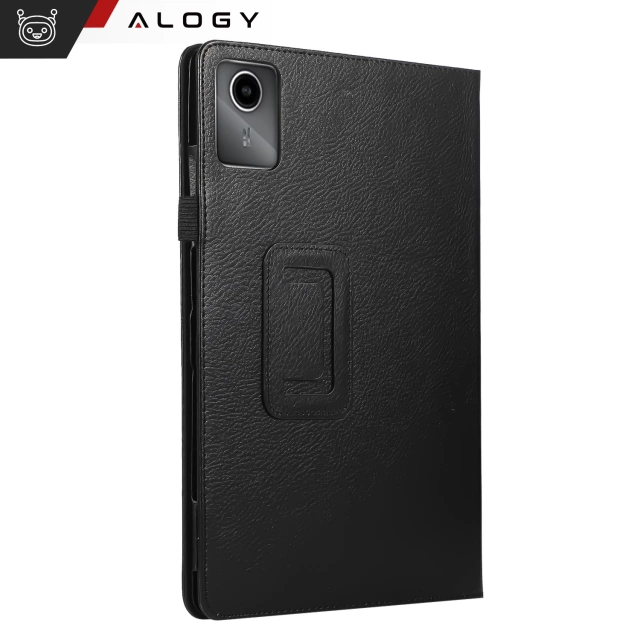 Etui do Lenovo Tab K11 K11E 11” M11 10.95" TB330FU/TB330XU/TB331FC stojak pokrowiec obudowa z klapką na tablet Case Alogy Czarne