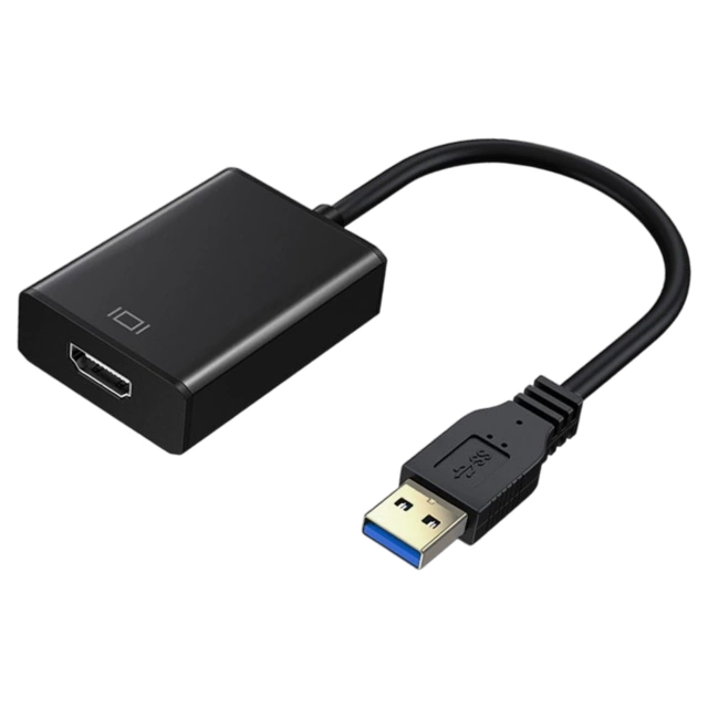 Przejściówka USB 3.0 do HDMI Alogy adapter Full HD 1080P 60HZ Hub konwerter Czarny