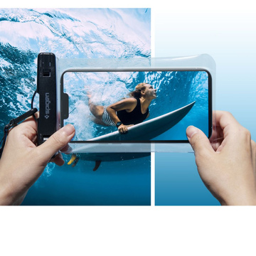 Universelle wasserdichte Hülle für 6.9 Spigen A601 IPX8 Crystal Clear