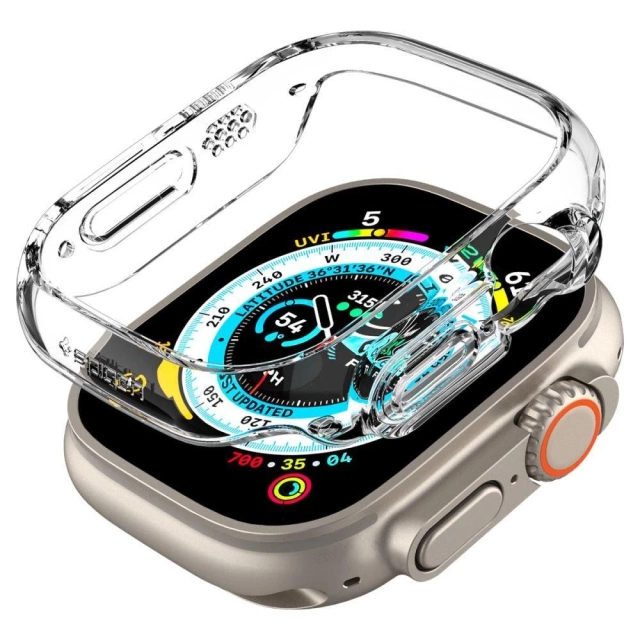 Etui ochronne Spigen Thin Fit do Apple Watch Ultra 49 mm Crystal Clear