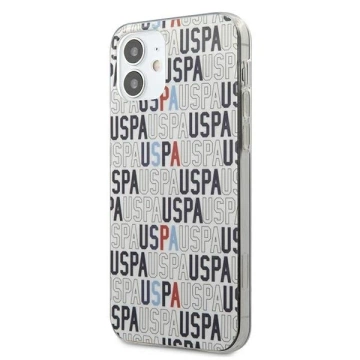 Etui na telefon US Polo  Logo Mania Collection iPhone 12 mini 5,4" biały/white