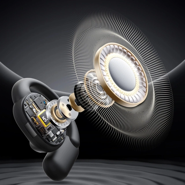 JOYROOM SŁUCHAWKI OPEN-EAR TWS JR-OE4 CZARNE BT 5.4 IPX4 50H