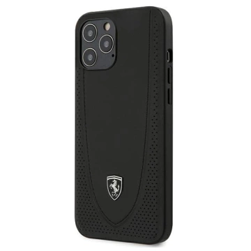 Etui für das Telefon Ferrari iPhone 12 Pro Max 6,7" Czarny/Black Hardcase Off Track Perforated