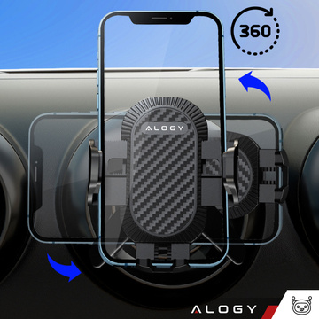 Alogy 3-in-1-Autotelefonhalter für die Windschutzscheibe, das Armaturenbrett, den Cockpit-Organizer
