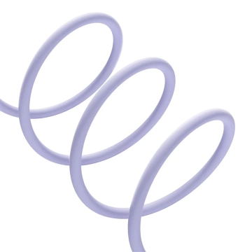 Kabel Baseus Pudding 100W USB-A – USB-C 2 m fioletowy