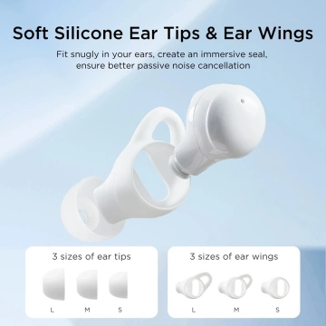 TWS Joyroom JR-TS2 Cozydots Series ANC Bluetooth 5.3 Kopfhörer – Weiß