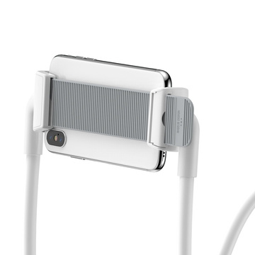 Baseus Neck-Mounted Lazy Bracket für 4-10 "Telefone und Tablets (weiß)
