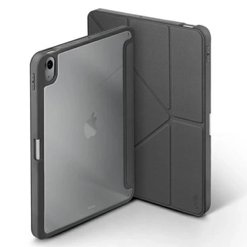 UNIQ etui Moven iPad Air 10.9" 4/5 (2020/2022) Air 11" 6 (2024) Antimicrobial szary/charcoal grey