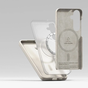 Etui für Samsung Galaxy S25 Stone Ringke Silikon Magnetic MagSafe