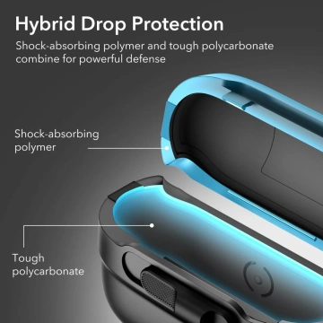 ESR Pulse Halolock MagSafe Hülle für Apple Airpods Pro 1 / 2 Schwarz
