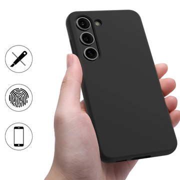 Etui für das Samsung Galaxy S23 5G - 3mk Matt Case schwarz