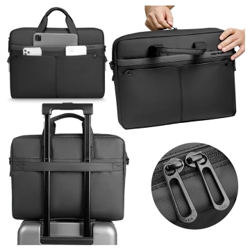 Hülle für Apple iPhone 16 Pro Max Alogy MagSafe Hybrid Matte Case Matte Cover mit Linsenschutz Schwarz