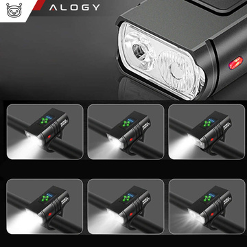 Fahrrad-Frontlicht, wasserdicht Alogy, LED-Licht, 800 LM Fahrradbeleuchtung