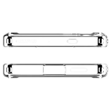 Schwarze Hülle für Galaxy S25 Zero One White Spigen Ultra Hybrid MagSafe