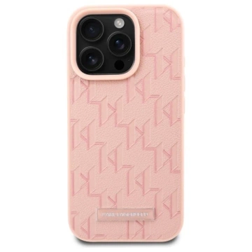 Karl Lagerfeld für iPhone 16 Pro Max 6,9" Magsafe Pink Hardcase Hot Stamp