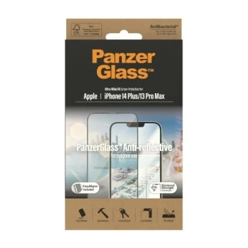 Szkło PanzerGlass Ultra-Wide Fit für iPhone 14 Plus / 13 Pro Max 6,7" Bildschirmschutz Entspiegelt Antibakteriell Easy Aligner Inklusive 2789