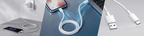 Xiaomi Original USB - USB-C Typ C Kabel stark schnell 120W PD 6A 1M Kabel Weiß