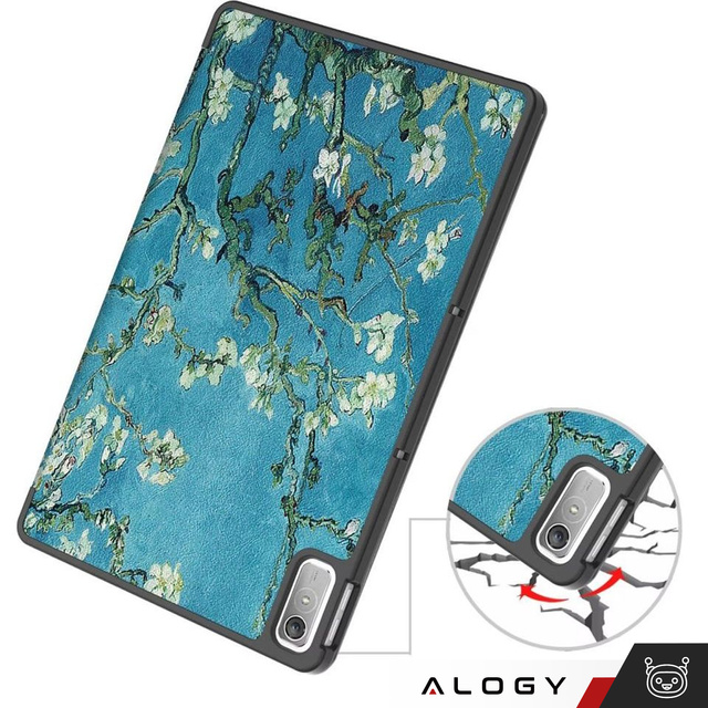 Etui do Lenovo Tab P11 2gen 11.5 TB350FU TB350XU Alogy Book Cover Case obudowa ochronne Kwitnący Migdałowiec