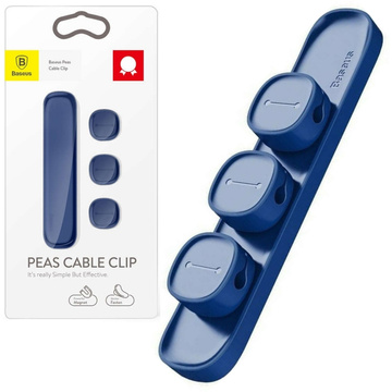 Baseus Peas Kabelorganizer, magnetisch (blau)