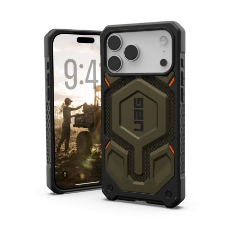 Etui do iPhone 17 Pro Max UAG Monarch Pro MagSafe Kevlar Zielone