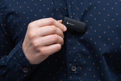 Kabellose Bluetooth 5.3 Forcell F-Audio Drive EarBud schwarz Schwarz